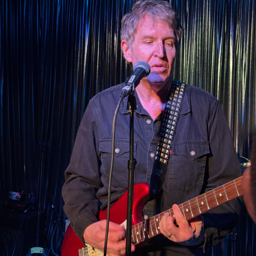 Steve Wynn of Dream Syndicate plays Iggy Pop's "Lust for Life" as part of a tribute to Clem Burke.