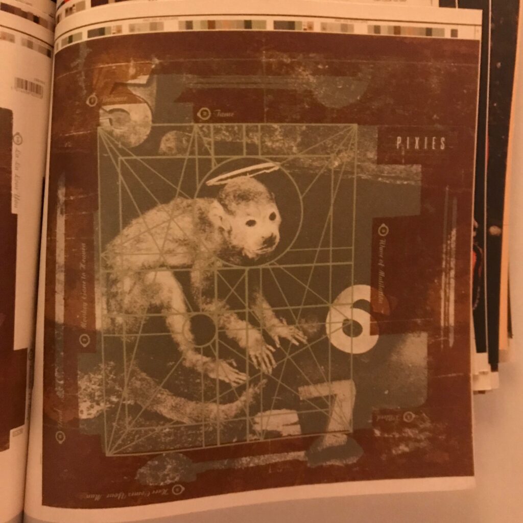 Printed proofs of the Pixies album, Doolittle. 