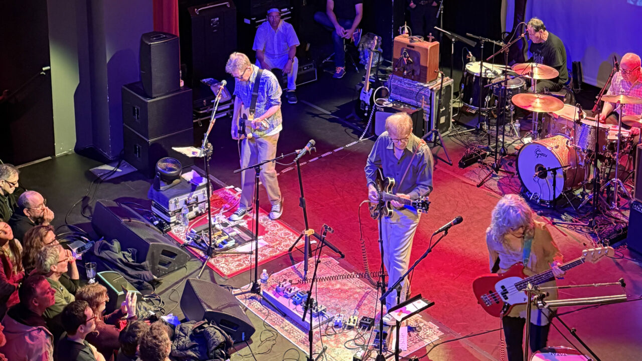 The Feelies play White Eagle Hall in Jersey City, New Jersey, to celebrate 50 years as a band.